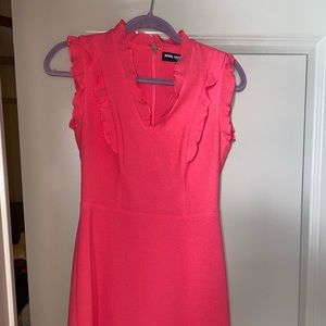 Karl Lagerfeld pink dress with fringe